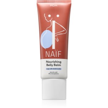 Naif Mom Nourishing Belly Balm balsam pentru corp impotriva vergeturilor - imagine 2